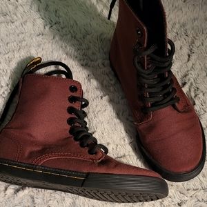 Burgendy Doc Martens